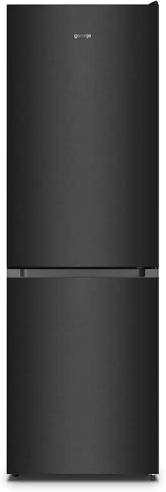 Gorenje NRK619AA1BXL4 Kühlgefrierkombination/Freistehend/304L Gesamtvolumen/ 35dB/Energieeffizienzklasse: A/NoFrost Plus/FastFreeze/CrispZone mit HumidityControl/(BxHxT): 59,5 × 187,3 × 59 cm/Schwarz