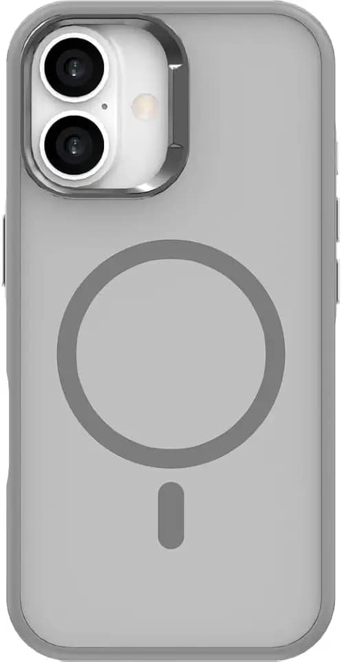Hülle geeignet für iPhone 16 Hülle geeignet für MagSafe - Military Grade Backcover - Grau