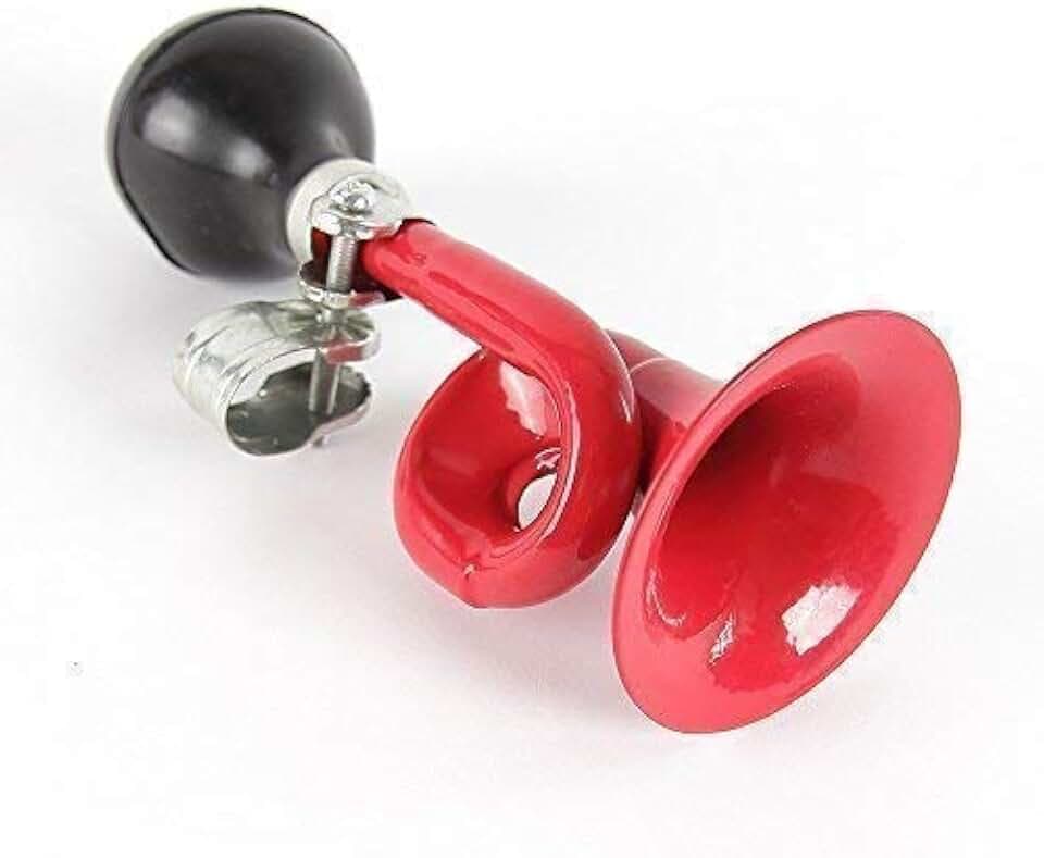 Fahrradglocke Glocke Fahrradklingel Fahrradhupe aus Metall (Hupe-Metall2) rot