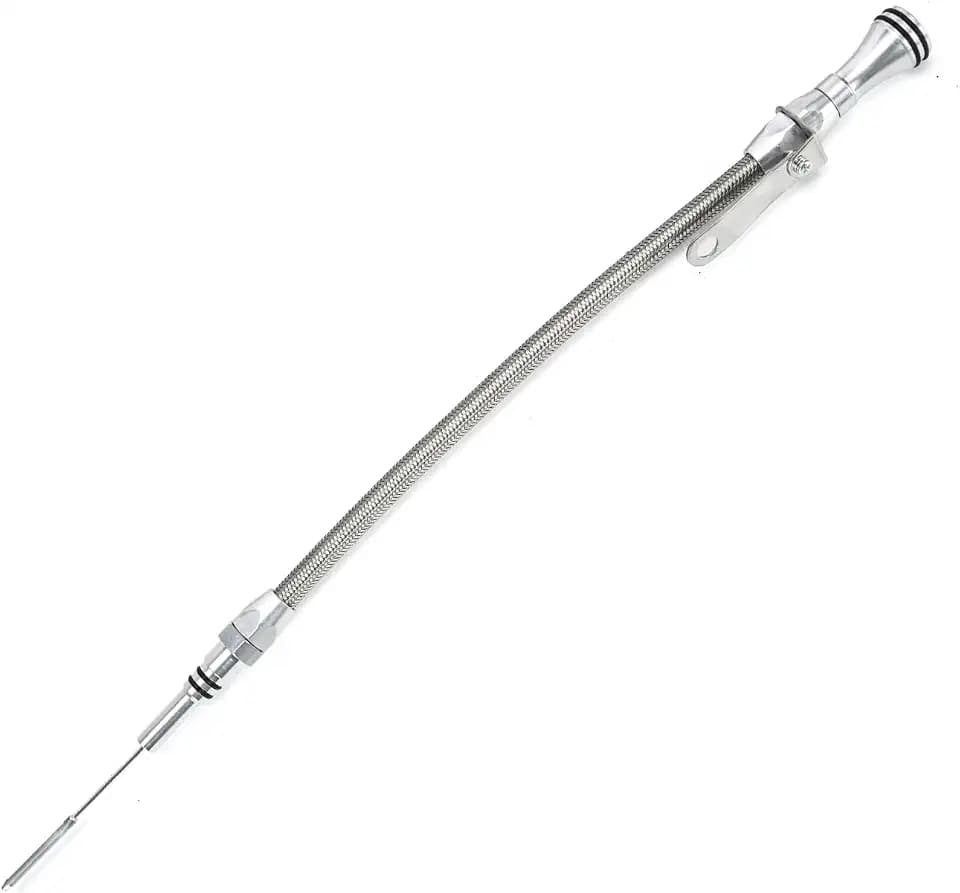 Steel Flexible Engine Oil Dipstick Compatible with Chevy 454 Big Block