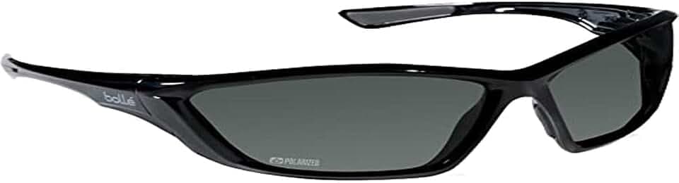 Bollé Tactical Polarized Anti-Beschlag-Okular-Swat, PC, Mikrofaser-Etui und Tragetasche, Schwarz