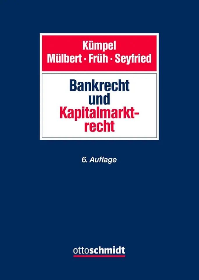 Bank- und Kapitalmarktrecht