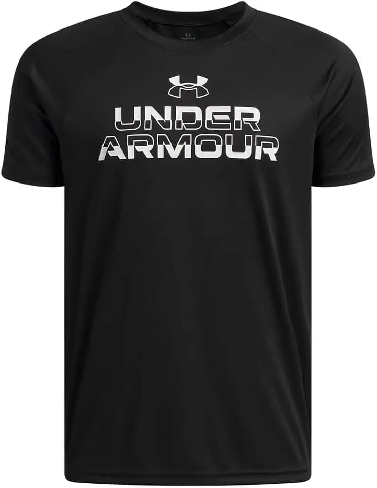 Under Armour Kids Tech Split Wordmark Short Sleeve T-Shirt (Big Kid)