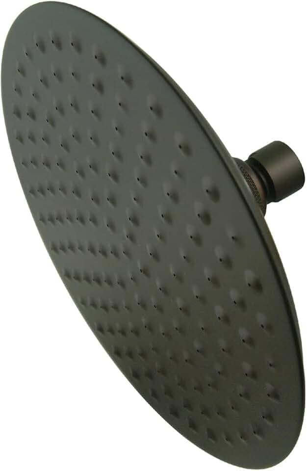 Kingston K136A5 Round Raindrop Brass Shower Head, Oil Rubbed Bronze