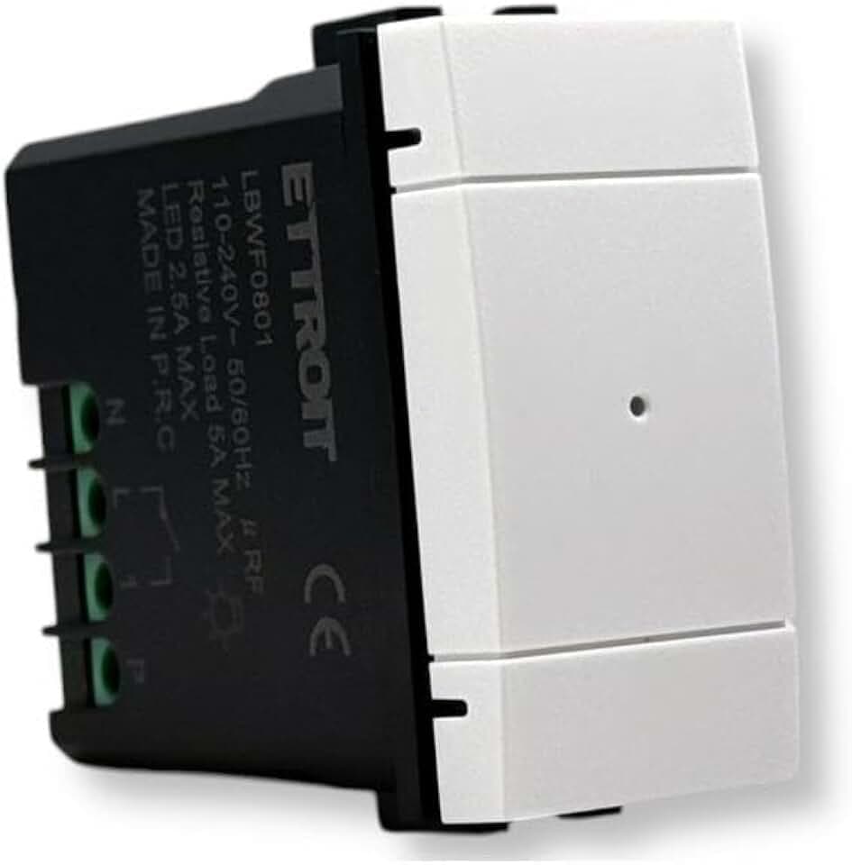 Verteiler Smart Wifi Tuya Frucht Modul kompatibel mit Halterungen Bticino Living weiß