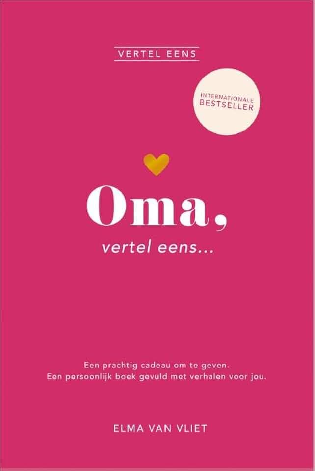 Oma, vertel eens: Een prachtig cadeau om te geven. Een persoonlijk boek gevuld met verhalen voor jou