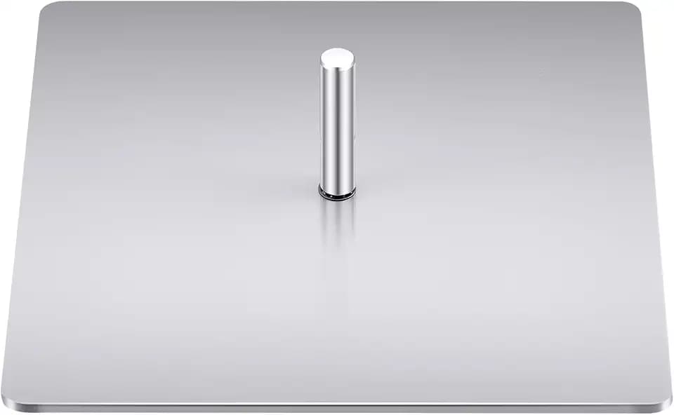 Yaocom Feather Flag Base, Steel Plate Stand for Swooper Flag Pole, Silver