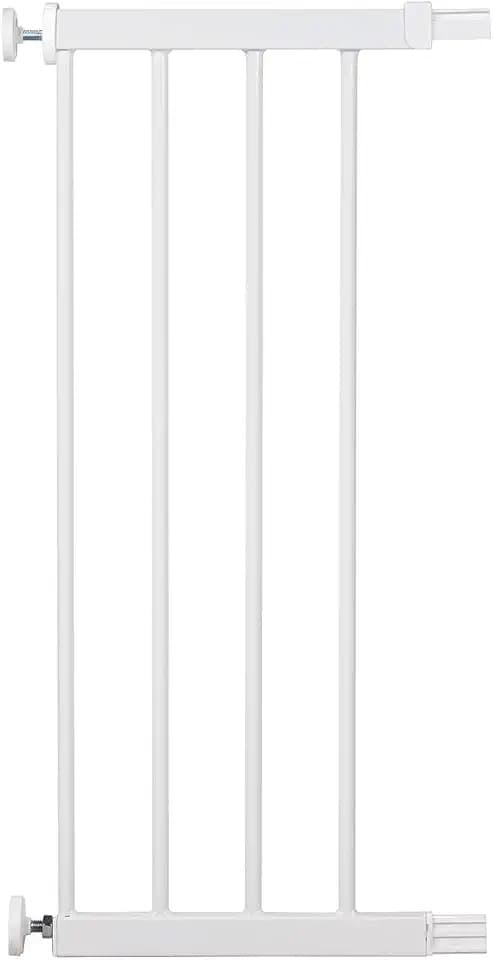 Safety 1st Easy Close Metal 28cm Gittererweiterung, kein Bohren, leicht montierbare Erweiterung zu Türschutzgitter, Erweiterung für Treppenschutzgitter ohne Bohren für Babygitter, Weiß
