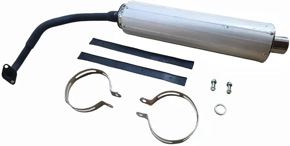Muffler Exhaust Pipe System for GY6150 Scooters 139QMA 139QMB 4 Stroke Engine