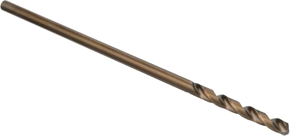 Drill America GLBCOX6U U x 6" Cobalt Aircraft Extension Drill Bit, GLBCO Series