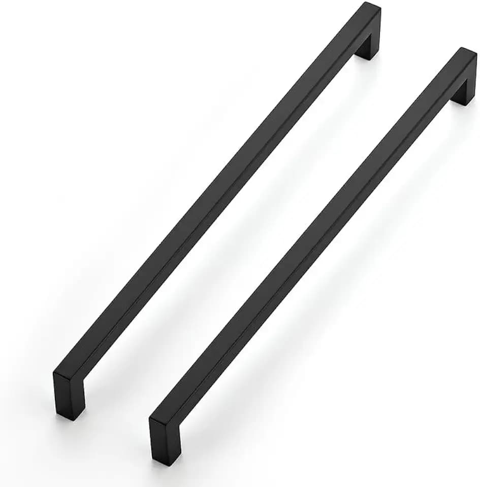 10 Stück Schrankgriffe 320mm Möbelgriffe Schwarz Griffe für Küchenschränke