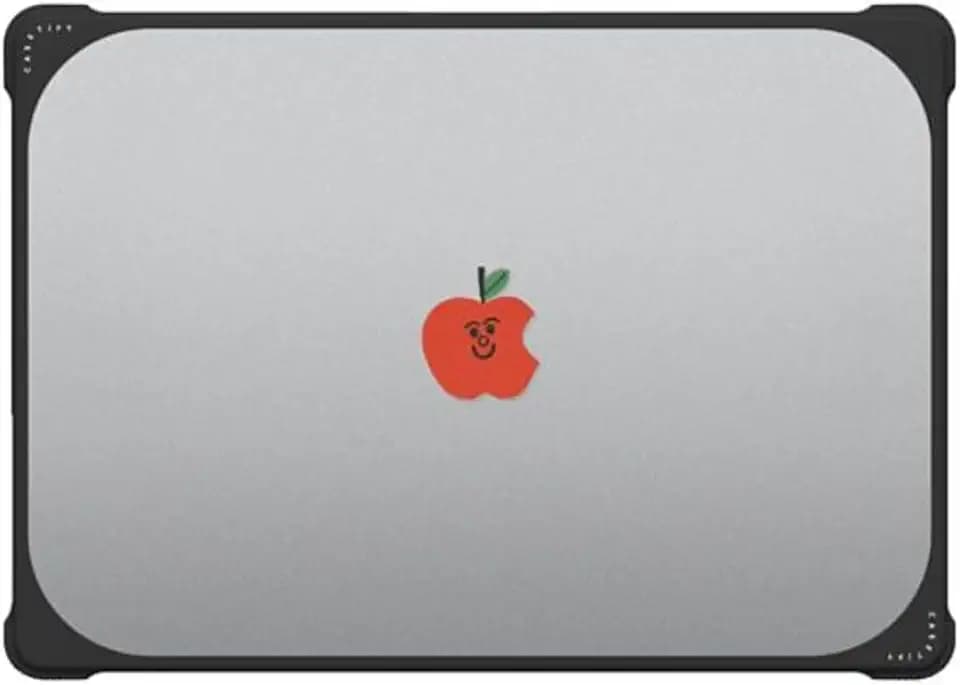 CASETiFY Bounce MacBook Air 15" (M2 - M5) Case [Enhanced Protective Corner Design/Ventilation Cutouts/Anti-Slip Grip] - Apple MacBook Case by Tess Smith-Roberts - Clear Black