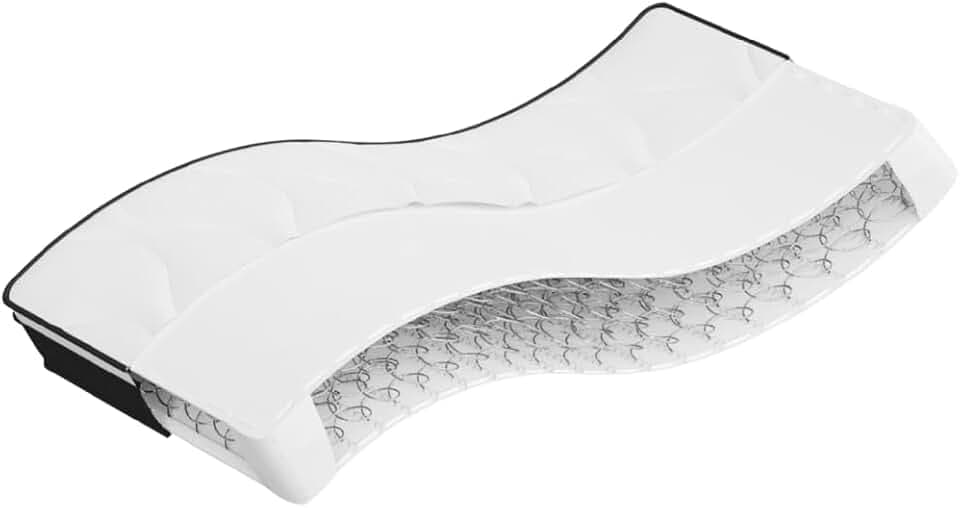 vidaXL Matratze Bonnell-Federkern Mittel 90x190 cm