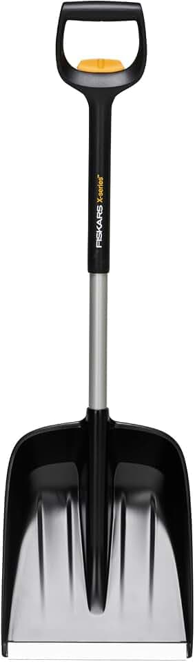 Fiskars Auto-Schneeschaufel, X-Series, Teleskopierbar, Länge: 79,5-98,7 cm