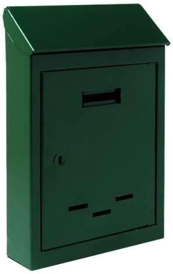 Vigor Briefkasten Blech Nr. 3, grau, 20 x 6 x 30 cm