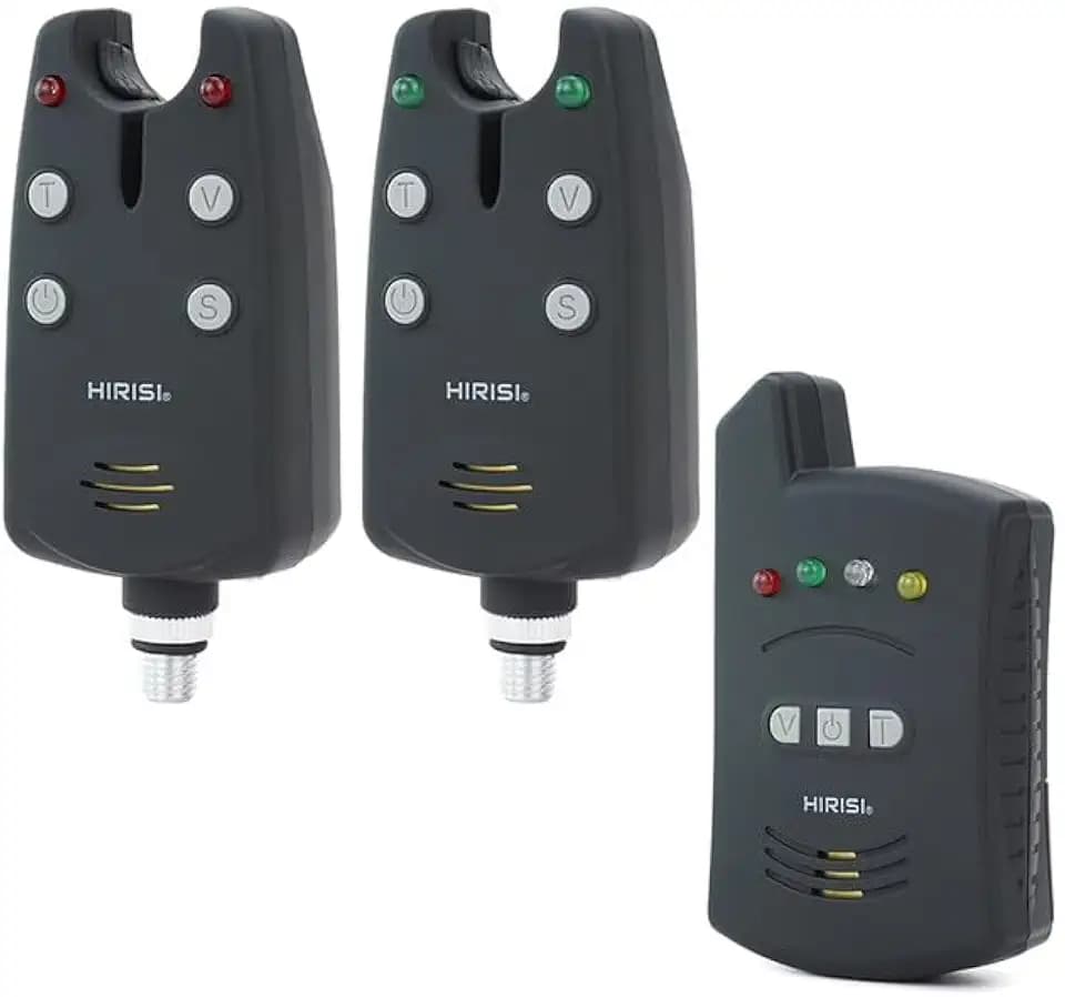 Hirisi Tackle Wireless Fishing Alarm Set 1+5.1 cm Schutzhülle für Karpfenangeln B1236
