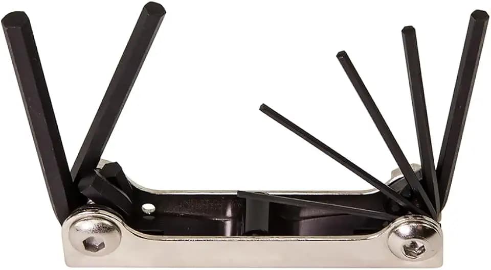 Klein Tools 70582 Folding Hex Key Set, 7-Key, Metric Sizes 7-Key Metric
