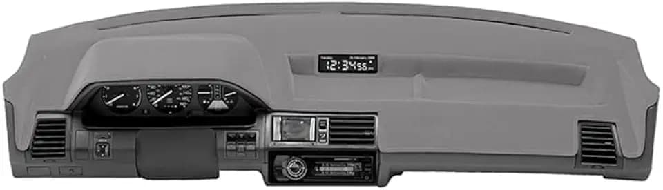 Coverking Dash Cover Mat Pad Custom Designed for Select Chrysler 300 Dashboards: Velour Material, Gray