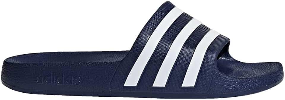 adidas Mens Adilette Aqua Slides Casual Sandals Casual - Black