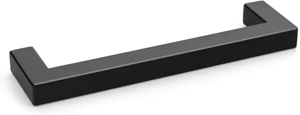 Goldenwarm 10 Pack 5 Inch Matte Black Cabinet Handles Kitchen Drawer Pulls