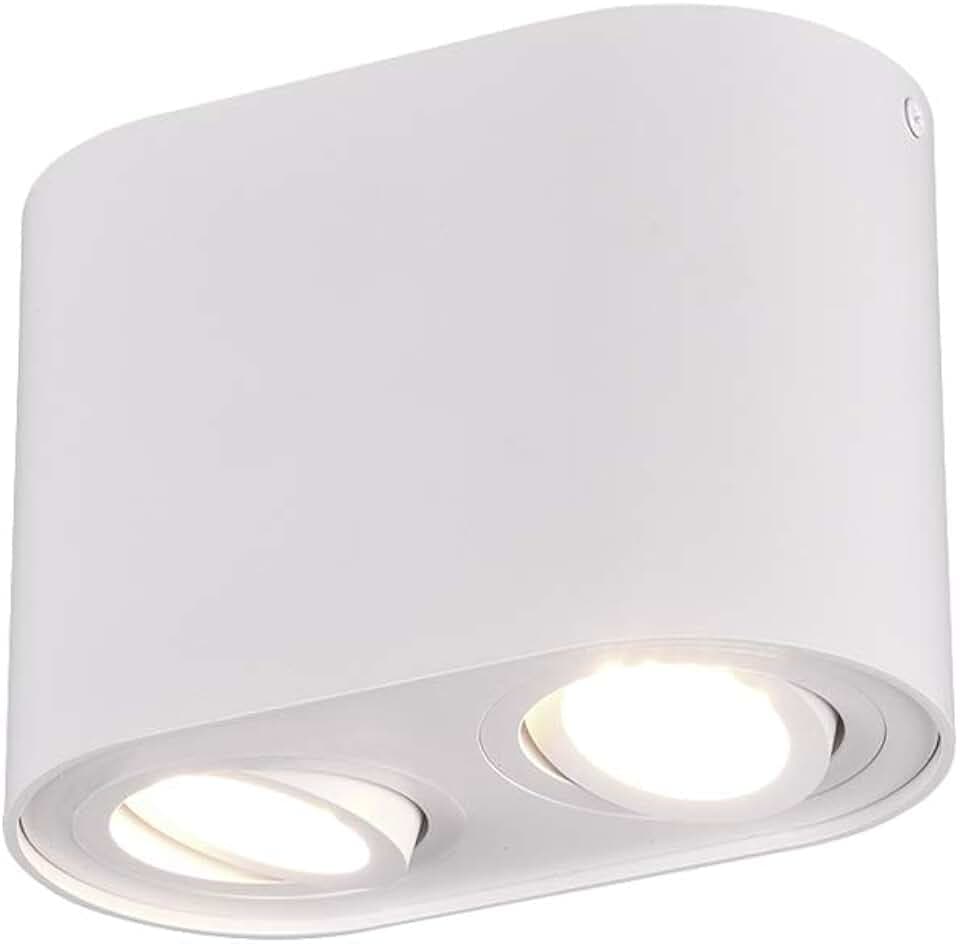 Trio Leuchten Deckenleuchte Cookie 612900231, Metall Weiß matt, exkl. 2x GU10