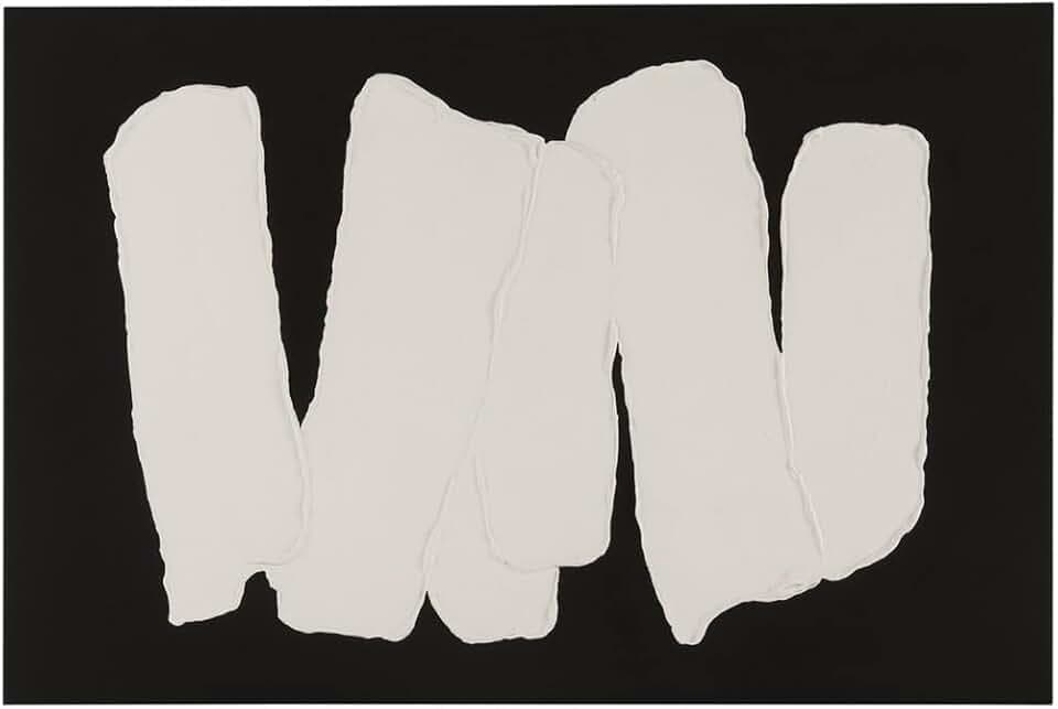 LIENZO 80X5X120 BLANCO/NEGRO