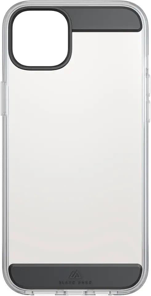 Black Rock Hülle für iPhone 15 Plus (slim, TPU, TPU Polster, robust, stoßdämpfend, antibakteriell, durchsichtig, transparent, Cover, Handyhülle für iPhone 15 Plus, Case, Handycase) schwarz