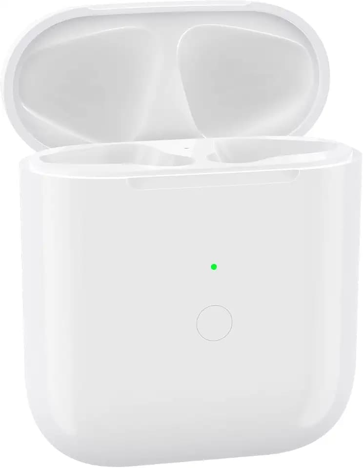 Wireless Charging Case Compatible with AirPods 1st/2nd Generation with Bluetooth Pairing Button, Replacement Charger Case Only