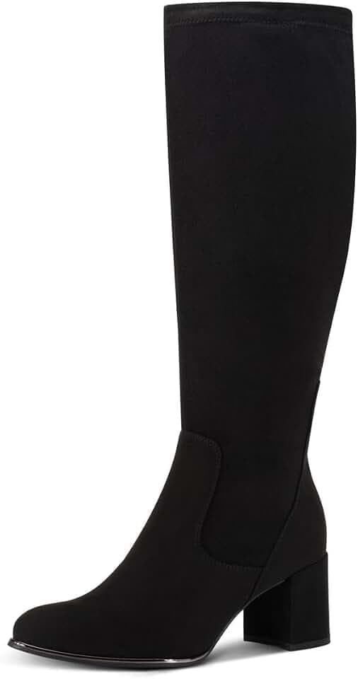 MARCO TOZZI Damen Hohe Stiefel mit Absatz Spitz Elegant