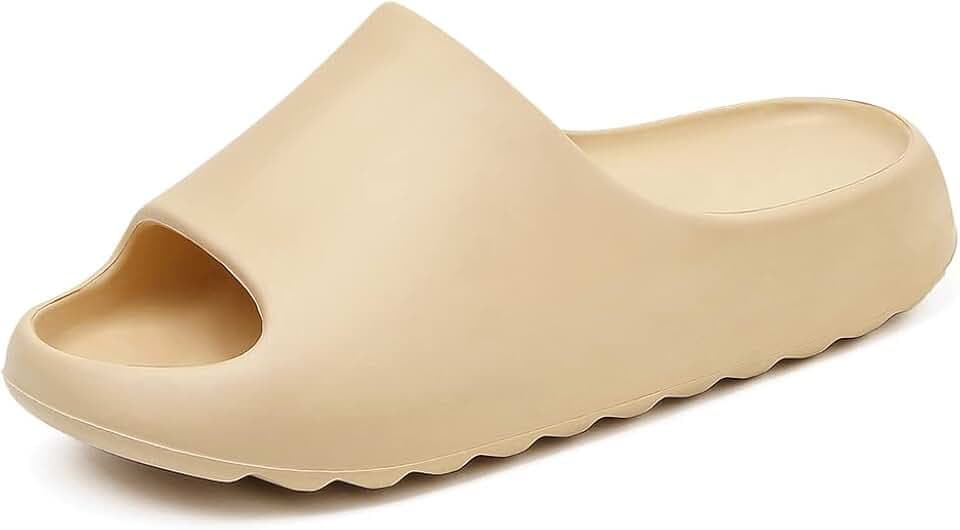 Cozy Slides Herren Damen, Rutschfeste Schlappen Latschen, Weich Wolken Wolkenschuhe, Unisex Gummi Cloud Slippers Sommer Beach Slide Sandalen Badelatschen