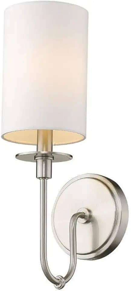 Z-Lite 1 Light Wall Sconce 809-1S-BN, Brushed Nickel
