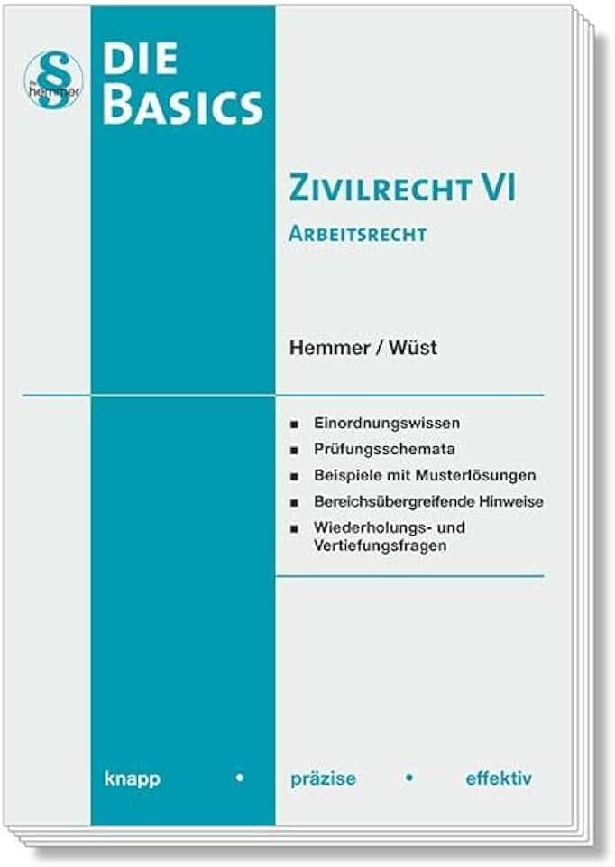 Basics Zivilrecht VI - Arbeitsrecht: knapp - präzise - effektiv (Skripten - Zivilrecht)