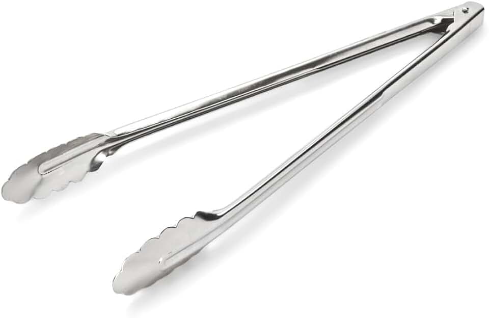 de Buyer - Universal-Buffetzange Edelstahl - 40cm Durchmesser - 4788.40N, Silber