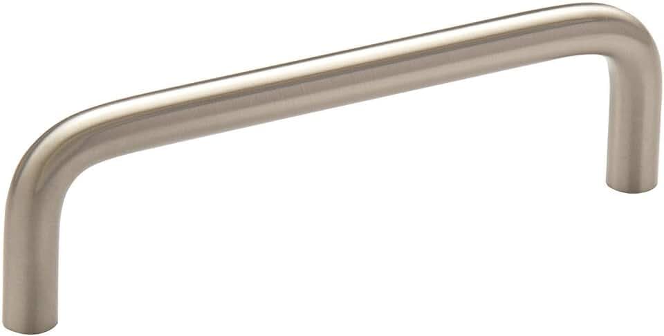 Amerock 10 Pack 3-3/4" Wire Pulls Satin Nickel Drawer Pull