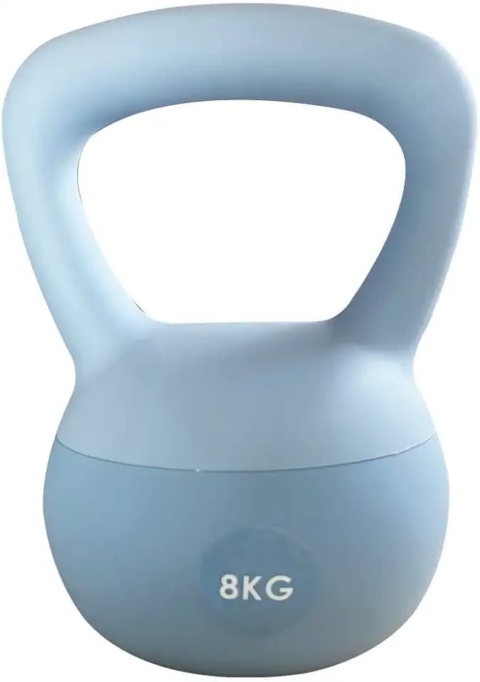 ZhaoCo Soft Kettlebell Iron Sand, Kugelhantel 4-10kg Stoßsichere Gewichte Freundlich für Boden und Benutzer, Schwunghantel Kugelgewicht Geeignet für Anfänger Hause Kettlebell Training