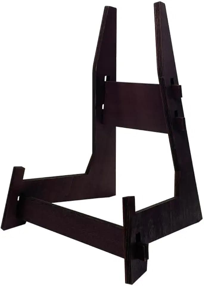 10 Inch Wooden Plate Stand - Easel & Book Display Stand, 1 Pack