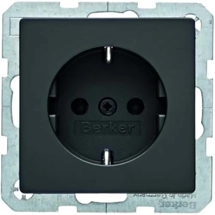 BERKER Steckdose Q.1/Q.3 m.Schraublift 41436086
