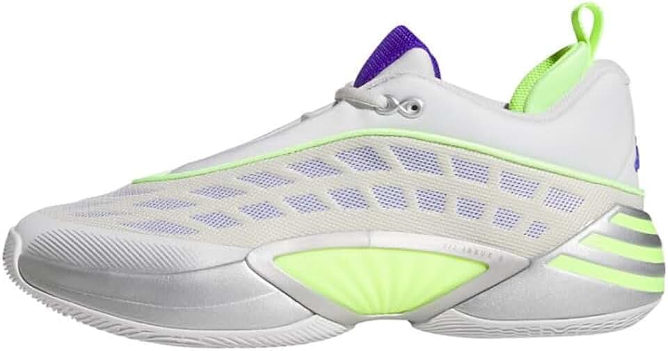 adidas Unisex D.O.N. Issue 8 Silver met.Lucid Lemon/Dash Grey 12.5 US