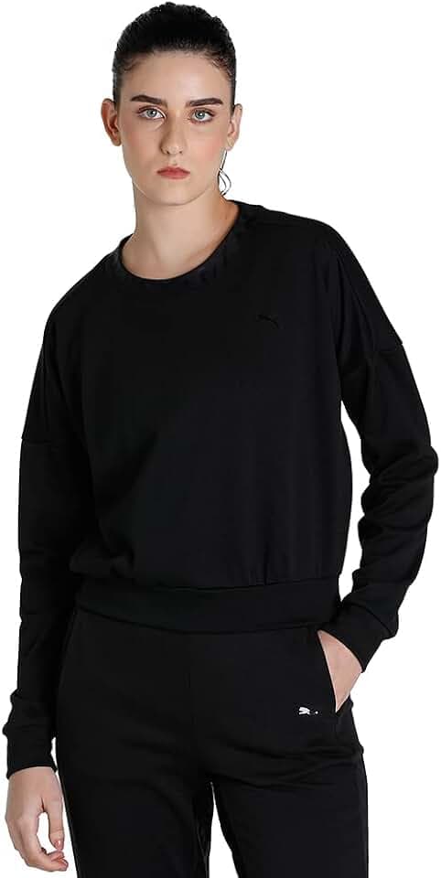 PUMA Damen Safari Glam Crew Sweatshirt Sweatshirt