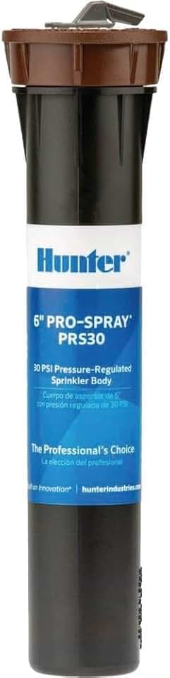 Hunter PRS30 6 in. Pop-Up Sprinkler Head Body, 30 PSI Regulator, No Nozzle