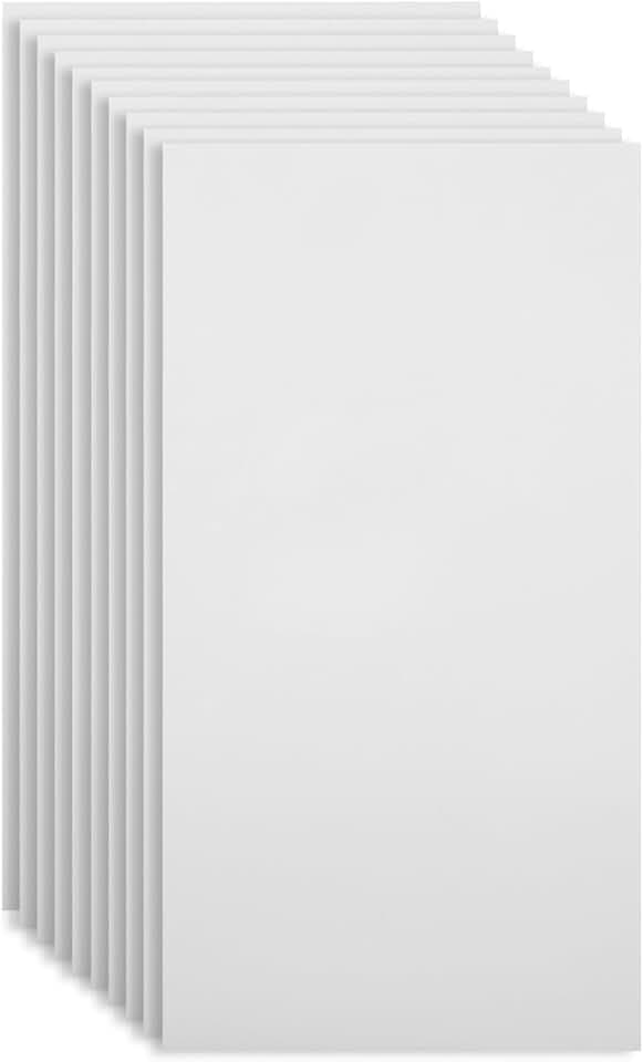 Fliesenaufkleber, 10 Stück Küchenrückwand selbstklebend, Küchenrückwand selbstklebend, 30 * 60CM, für Küche, Badezimmer, Schlafzimmer, Wohnzimmer (helles Weiss)