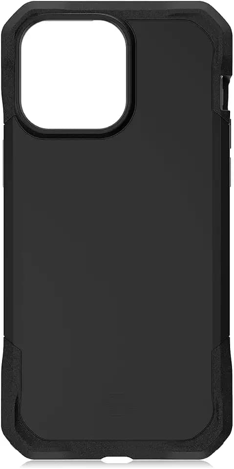 ITSKINS Armor R // Solid - Ultra Lightweight Hybrid Designed for iPhone 15 Case, Non-Slip Protective Rugged Military Shockproof Cover, Slim Phone Case - Black
