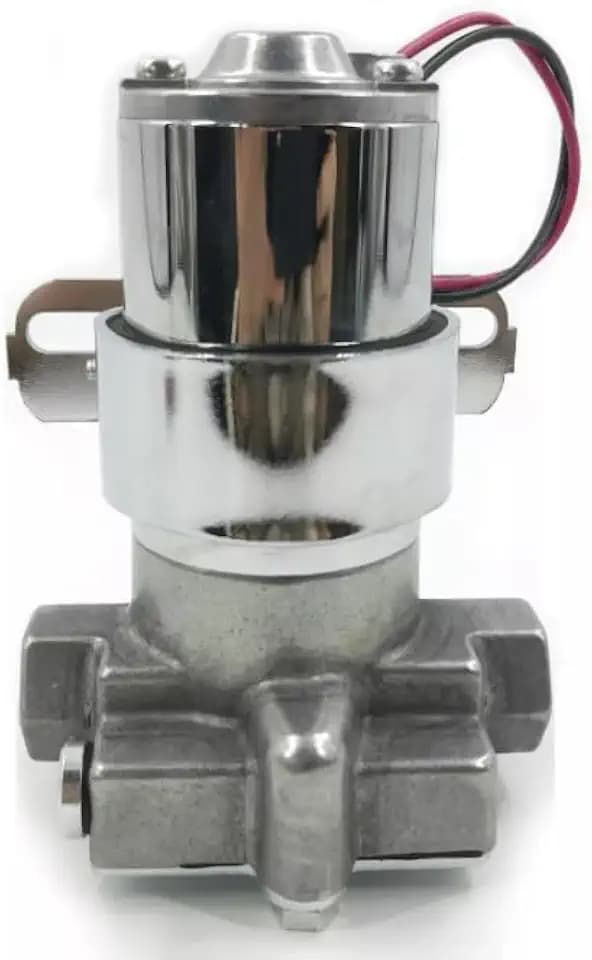 1 Set SHLPDFM Chrome Finish 110 GPH Electric Fuel Pump 3/8" NPT Inlet & Outlets 7 PSI