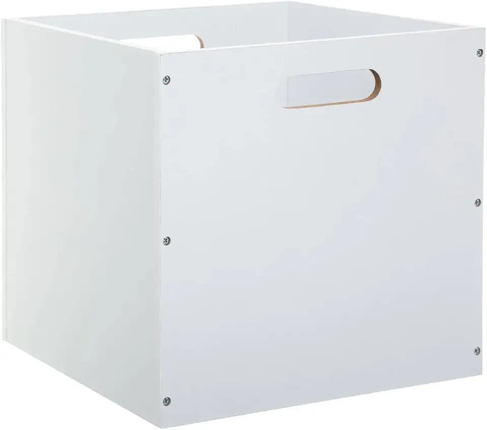 5 Five Simply smart 160403C Aufbewahrungsbox, Holz, Weiß