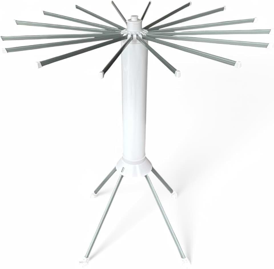 Octopus ausziehbar rollbarer Wäscheständer, aluminiumne Stange, mobiler, Platzsparender für Haushalt & Camping