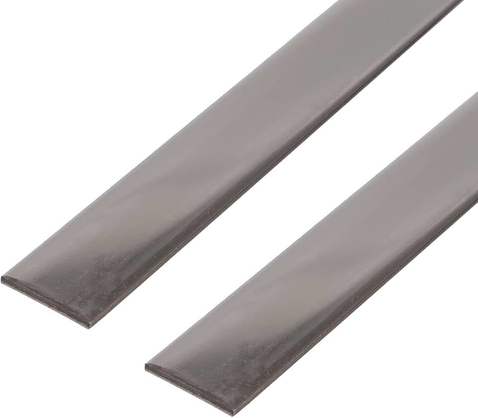 Alberts 499099 Flachstange | Edelstahl | 1000 x 20 x 2 mm | 2er Set