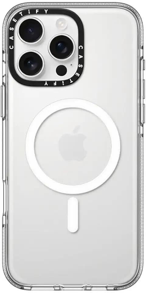 CASETiFY for iPhone 16 Pro Max Case - Impact Clear Compatible with MagSafe