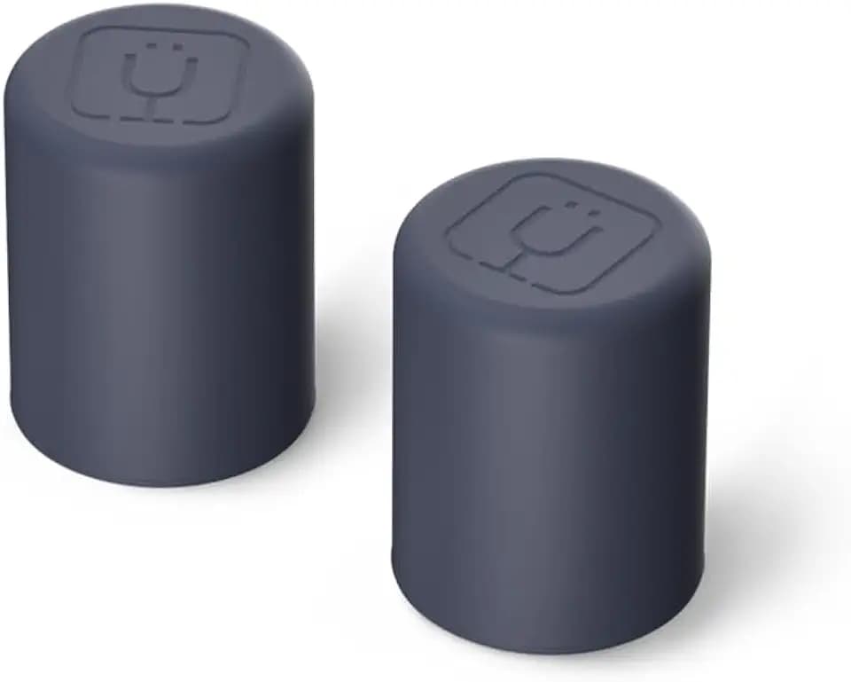 BrüMate Magnetic Straw Caps | Silicone Straw Topper 2-pack | Dust & Dirt Resistant | Compatible with All Era and Resa Tumblers (Nightfall Blue)