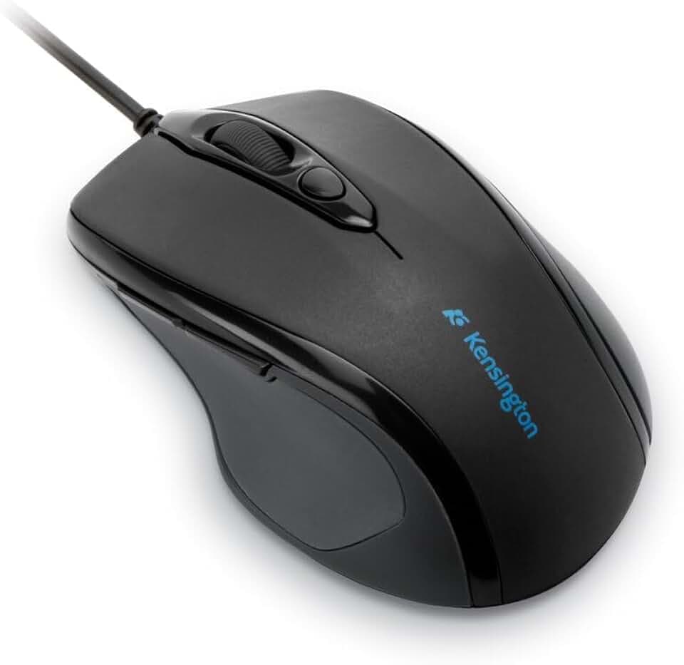 Kensington Pro Fit Full-Size Mouse USB (K72369US),Black