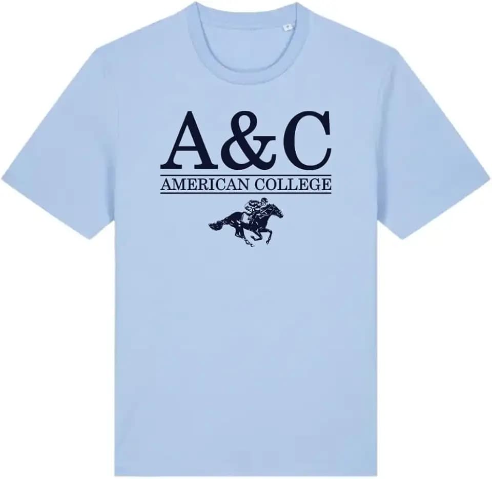 AMERICAN COLLEGE USA Unisex Kinder Jungen Mädchen T-Shirt
